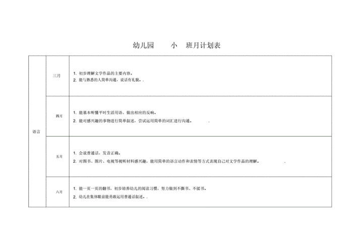 小班月计划表.doc 8页