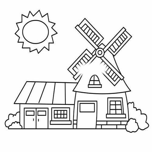 好看的简笔画房子