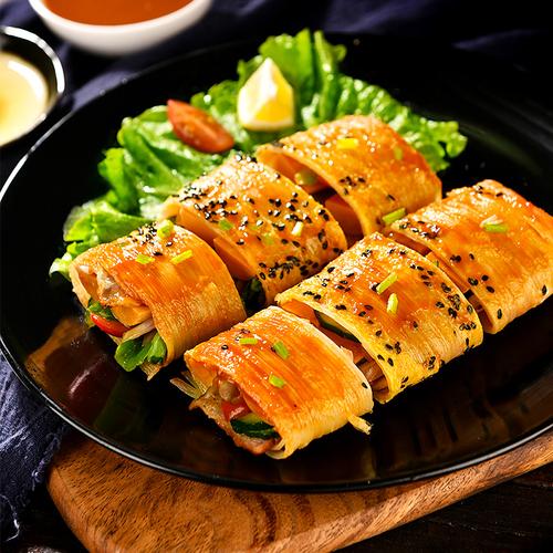 闲居人东北烤冷面10片家庭装特色街边小吃延边冷面饼半成品