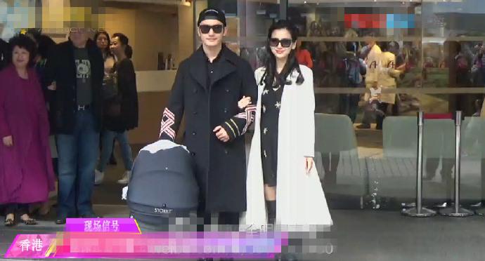 baby生子后首现身黄晓明带着小海绵出院啦