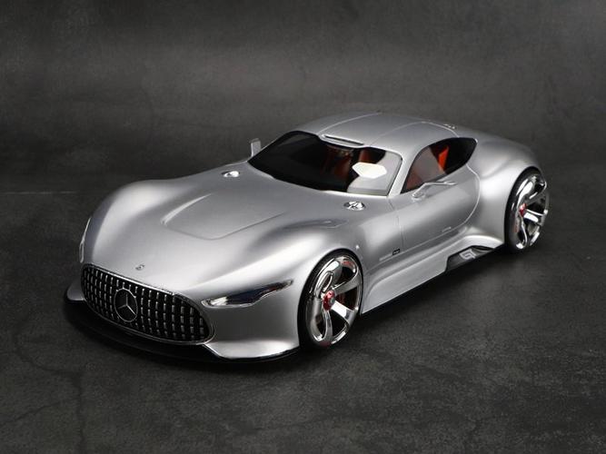 礼物梅赛德斯奔驰amgvisiongt概念超跑树脂汽车模型火车