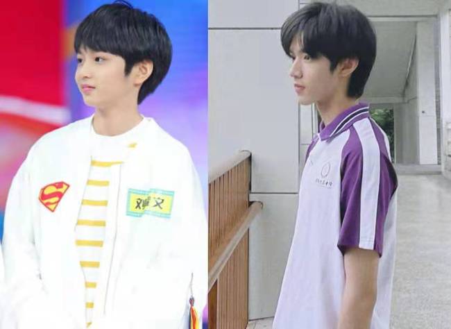 刘耀文初中毕业照,穿校服凌厉帅气,颜值不输校园小说男主角