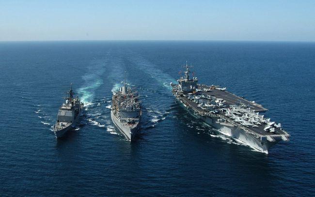 美国航空母舰机动舰队