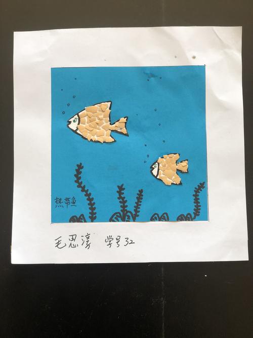 《蛋壳贴画》——惠和幼儿园中1班班本课程手工作品创意评选