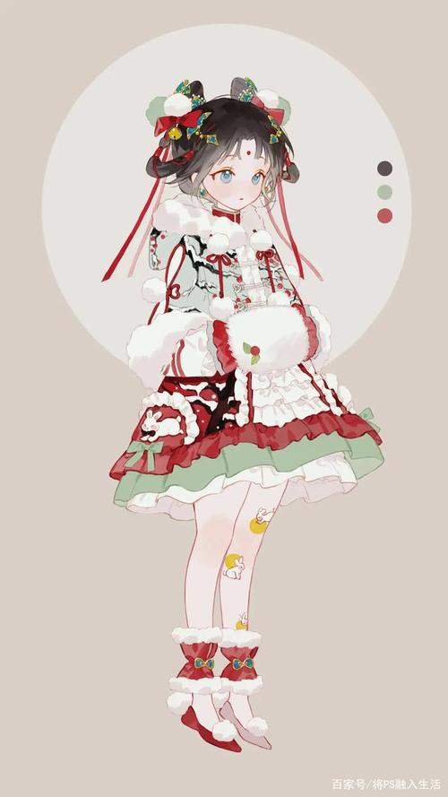 国风洛丽塔风格的小姐姐
