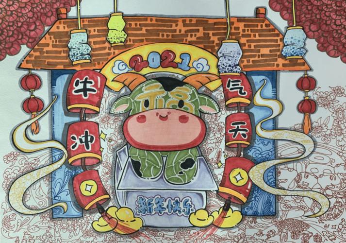 2021年"我们的节日·春节元宵节"部分优秀学生作品展示