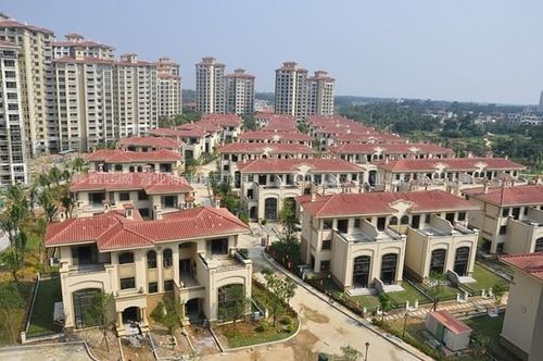 万宁国瑞城10月工程进度组图:别墅