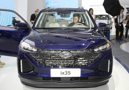 现代ix35全新设计来袭,于2020广州国际车展亮相,车内布局简洁