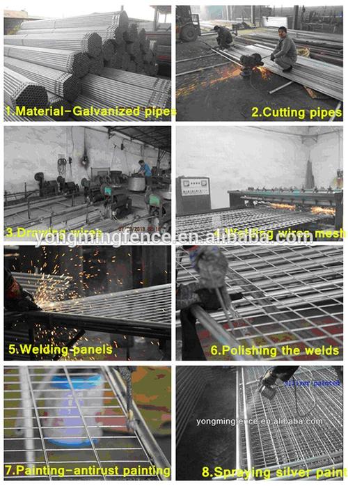 pre hot dip galvanized pipes welded&mdash;polish the welds&mdash