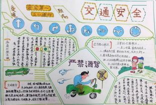 交通驾车有关的手抄报 交通手抄报