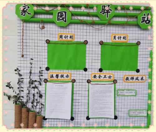 "一起把春天叫醒"——中心幼儿园春天主题墙环创