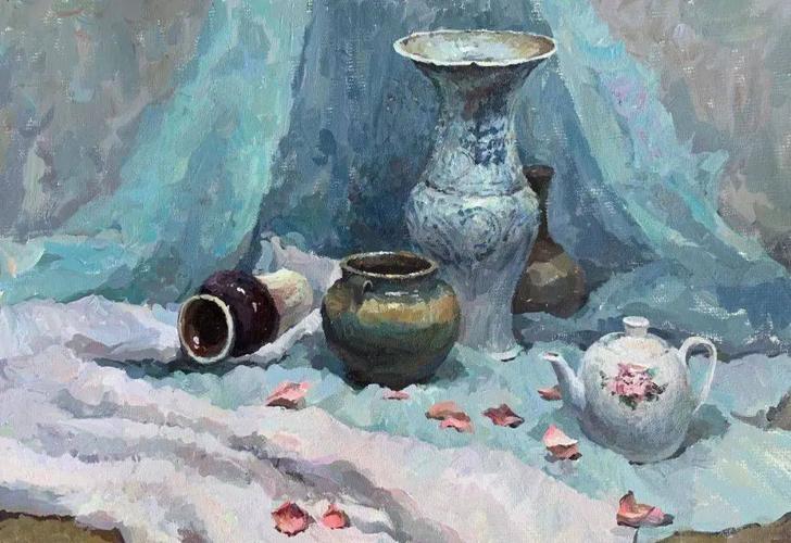 央美附中色彩新作精选色彩静物色彩人像色彩风景作品