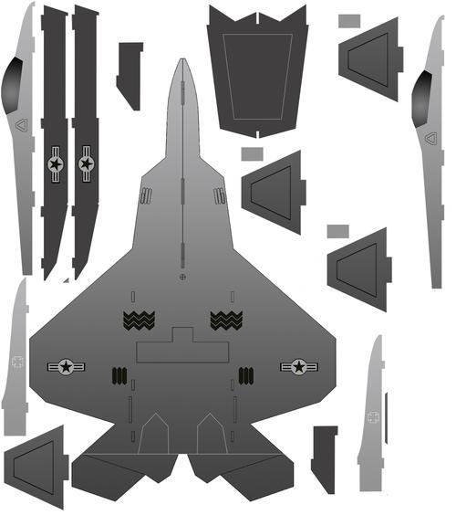 72翼展f22kt板航模图纸哪里有的下