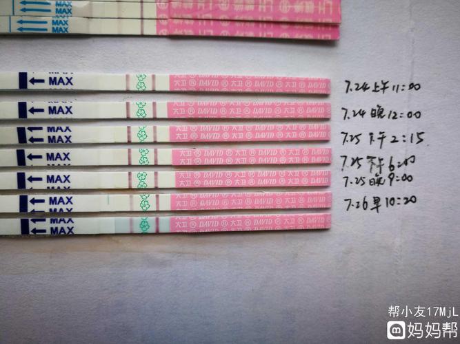 排卵试纸这样是否是转弱了