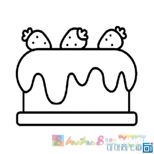 幼儿画蛋糕简笔画图片大全