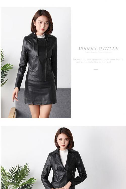 2018新款秋季韩版女装pu皮外套短款皮衣女休闲女士皮夹克厂家直销