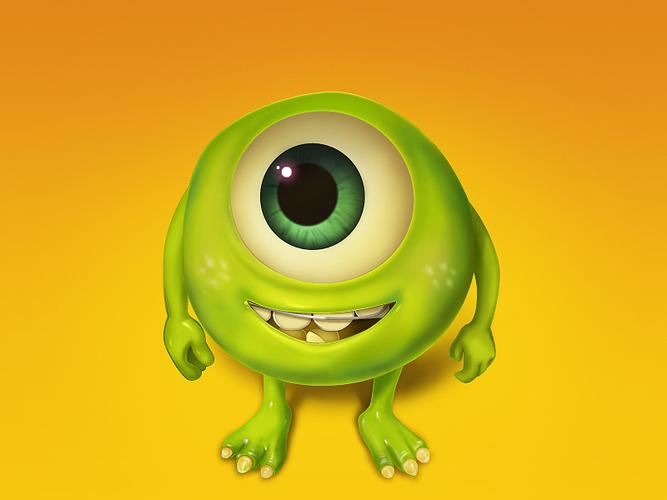 我喜欢叫它绿毛独眼怪