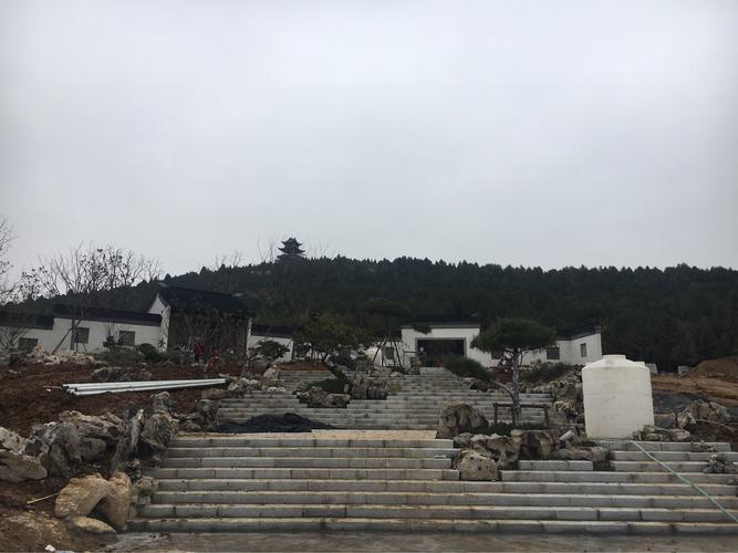 徐州龙腰山山体公园施工现场