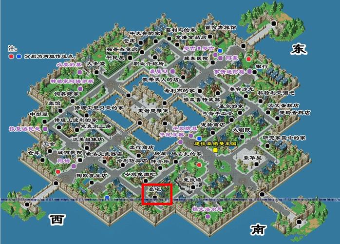 魔力宝贝法兰城镜中的豪宅在哪?