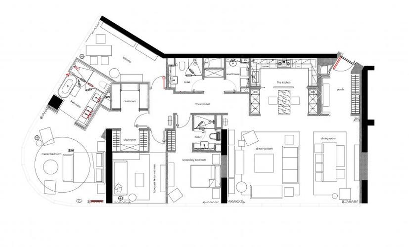北京梵天梵悦万国府a户型说明
