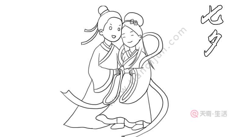 七夕手抄报七夕手抄报怎么画