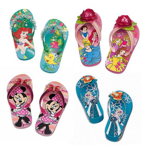 现货美国迪士尼正版美人鱼人字拖