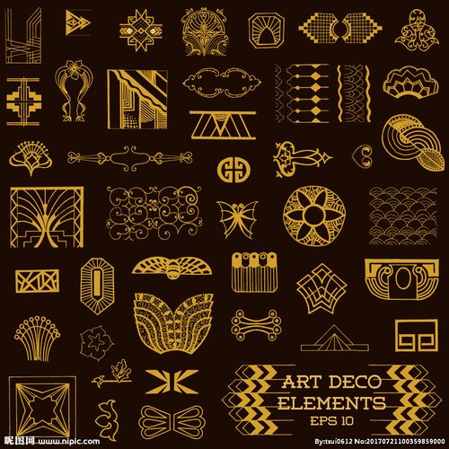 大都会风 artdeco设计图__条纹线条_底纹边框_设计_昵