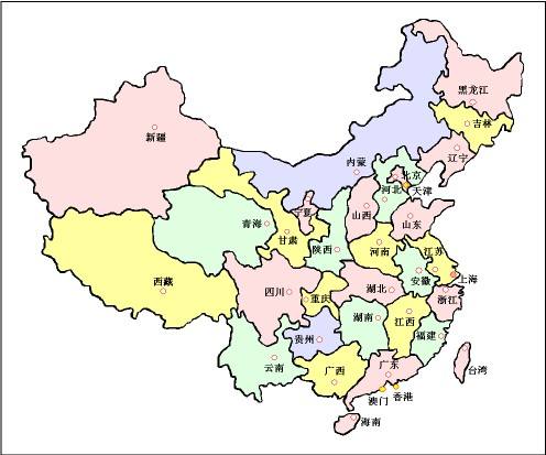 中国政区图怎么画