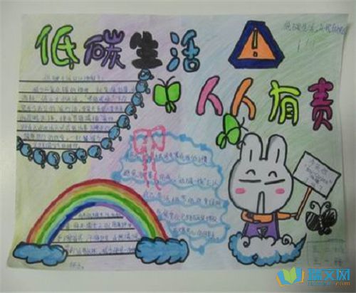 节能减排 手抄报