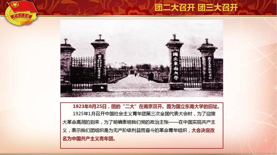 一学一做-共青团光辉历史-团课-团支部ppt