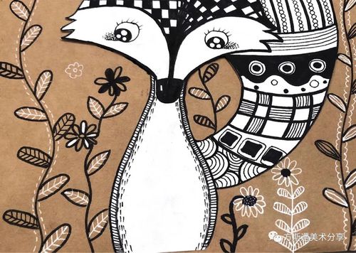 线描教程|小狐狸