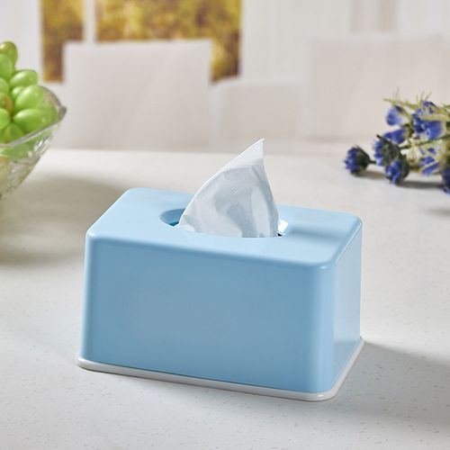 礼品赠品定制纸巾盒 极简创意抽纸盒 家用茶几塑料北欧色纸巾抽