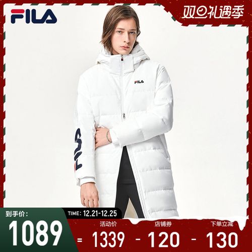斐乐2021新款羽绒服,斐乐新款羽绒服图片 fila 斐乐男女中长羽绒服 2021冬季新款 休闲时尚羽绒服