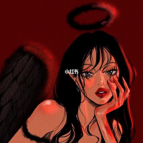 超酷的欧美风猫咪女孩天使精灵头像93_欧美风_猫咪