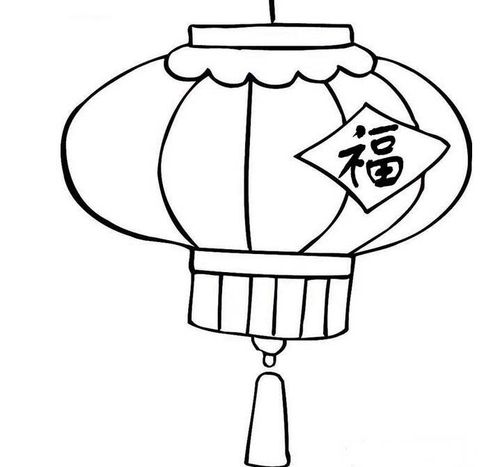 2016简笔画灯笼