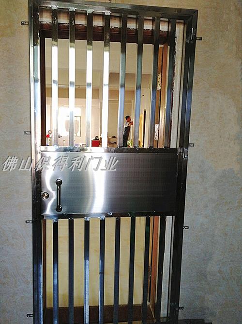 厂家供应 定制平开门 不锈钢防盗门 封板钢门 钢管防盗门 进户门