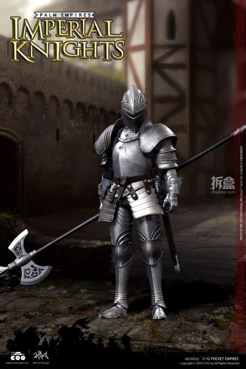 coomodel《掌上帝国》帝国骑士,哥特重装骑士 1:12可动人偶