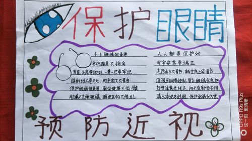 爱护心灵之窗,享受"睛彩"人生 ---南街小学三(5)班"爱眼护眼"手抄报