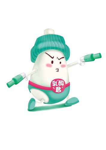 乳酸菌卡通形象设计