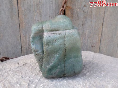 观赏奇石天然造型水冲原石广西大化大湾合山马安彩釉鸳鸯绿彩陶石