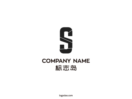 创意英文s字母logo设计简洁字母矢量标志素材下载
