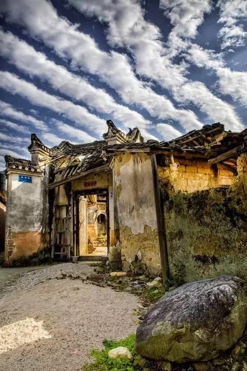 湖南最美乡村炎陵县浆村孟氏古屋酃峰山下的原始古村落