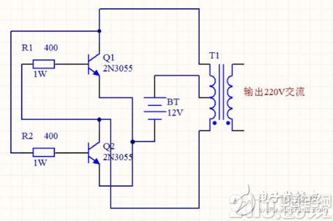 七款升压器12v升220v电路原理图详解