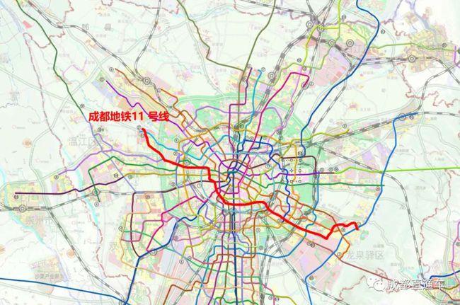2021版成都地铁规划(11号线)
