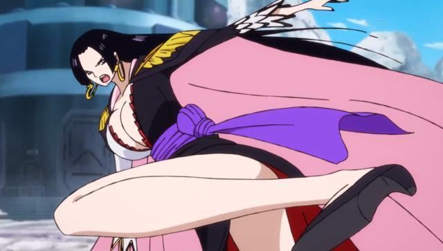 海贼王896集:女帝全程秀大长腿,隐藏技能石化美女,西德尔战败