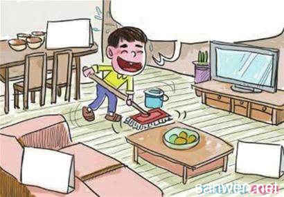 我来学做家务活500字