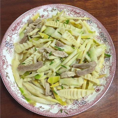 竹笋炒肉丝