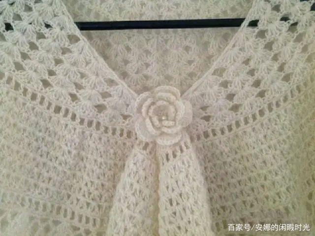 绝美的不规则花样披肩(有图解和详细文字解)