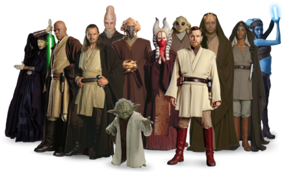 绝地武士除了尤达和他的同类以外都是人类吗