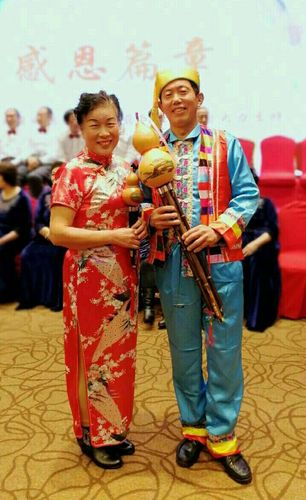 葫芦丝演奏表演.
